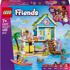 Конструкторы LEGO - Конструктор LEGO Friends Пляжный домик с морскими котиками (42699)