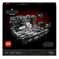 Конструкторы LEGO - Конструктор LEGO Star Wars Диорама «Полет над Звездой Смерти» (75329)