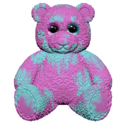 Мягкие животные - Мягкая игрушка BTF SoftT Deluxe Мишка Маршмелоу розово-мятный 28 см (93738/1)