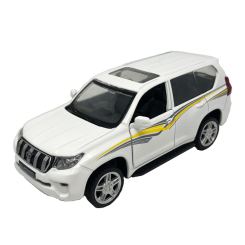 Автомодели - Автомобиль TechnoDrive Toyota Land Cruiser белый (250277)
