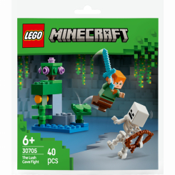Конструктори LEGO - Конструктор LEGO Minecraft Бій в печері з хащами (30705)