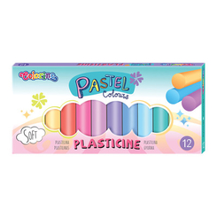 Набори для ліплення - Пластилін Colorino Pastel 12 кольорів (87805PTR)