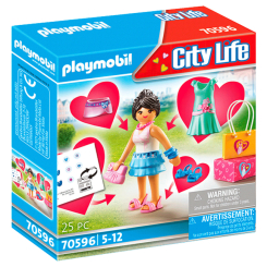 Конструкторы с уникальными деталями - Конструктор Playmobil City life Поход по магазинам (70596)