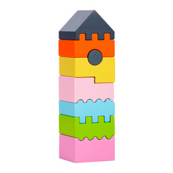 Развивающие игрушки - Деревянный конструктор Cubika Пирамидка LD-3 (11322)