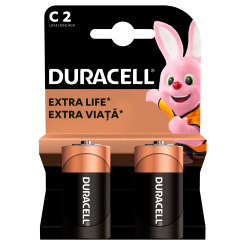 Акумулятори і батарейки - Батарейки алкаліновi Duracell Basic C 1.5V LR14 2 шт (5000394076761)