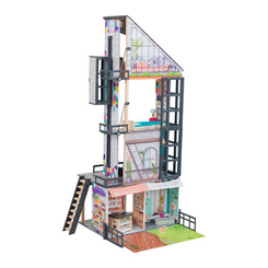 Меблі та будиночки - Ляльковий будиночок KidKraft Бьянка сіті із ефектами (65989)