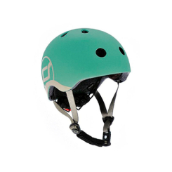 Защитное снаряжение - Шлем защитный Scoot and Ride серо-зеленый (SR-181206-FOREST)