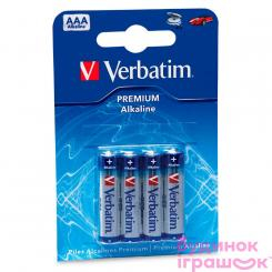 Аккумуляторы и батарейки - Батарейка Verbatim Alkaline Battery AAA 1 шт (49920) (49920 )