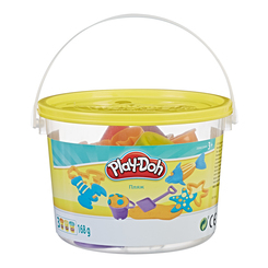 Набори для ліплення - Набір для ліплення Play-Doh Міні відерко Пляж (23414/23242)