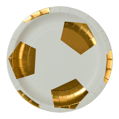 Аксесуари для свят - Одноразові тарілки Talking tables Вечірка чемпіонів 12 штук (CHAMP-PLATE-SML) (5052715110463)