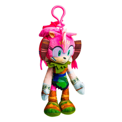 Брелоки - Мягкая игрушка на клипсе Sonic prime Эми 15 cм (SON7004F)
