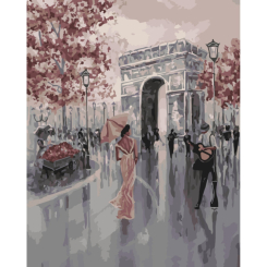 Товари для малювання - ​Картина за номерами Art Craft Пані на площі Етуаль 40 х 50 см (11224-AC)