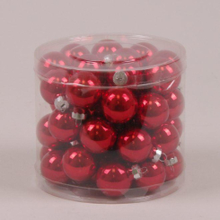 Аксесуари для свят - Кульки скляні Flora D-3 см. 45шт(44608) (MR35792)