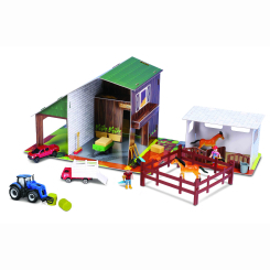 Транспорт і спецтехніка - Ігровий набір Maisto Mini Work Machines Ферма (12572)