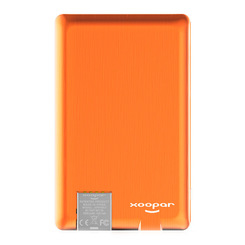 Акумулятори і батарейки - Портативна батарея Xoopar Power card помаранчева (XP61057.20RV)