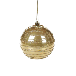 Аксесуари для свят - Куля новорічна BonaDi D-8 см Золото (898-102) (MR62879)
