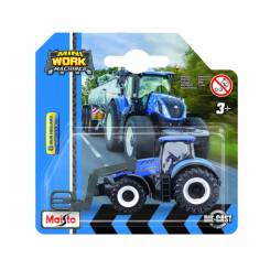 Транспорт і спецтехніка - Автомодель Maisto Mini Work Machine Трактор синій (15591/3)