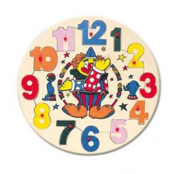 Розвивальні іграшки - Годинники з клоуном Bino (88061)