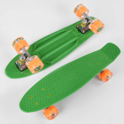 Пенниборд - Пенни борд Best Board со светящимися PU колёсами Green (99617)