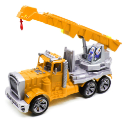 Транспорт і спецтехніка - Пластикова машина Кран жовтий MiC (561) (160228)