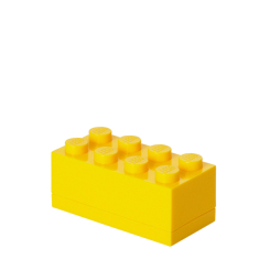 Ланч-бокси - Міні-бокс для зберігання LEGO Lifestyle Цеглинка 8 жовтий (40121732)