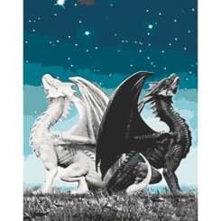 Товары для рисования - Картина по номерам Art Craft Пара драконов 40 х 50 см (16008-AC)