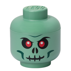 Бокси для іграшок - ​Бокс-голова LEGO Lifestyle Green Skeleton Small (40310803)