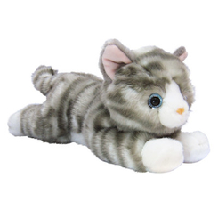 Мягкие животные - Мягкая игрушка Aurora Котенок серый 25 см (150224F)