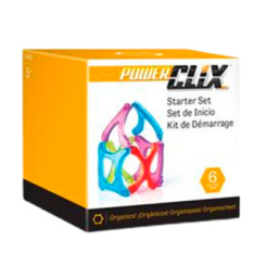 Магнитные конструкторы - Магнитный конструктор Guidecraft PowerClix Organics Базовый (G9482)