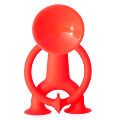 Игрушки для ванны - Силиконовый человечек Moluk Уги красный 8 см (43201)