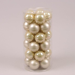 Аксесуари для свят - Кульки скляні Flora D-5,7 см. 30 шт(44582) (MR35643)