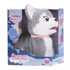 М'які тварини - Інтерактивна іграшка Puppy Luv Цуценя Луна (DKO0103)