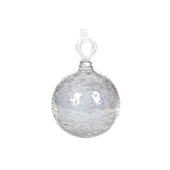 Аксессуары для праздников - Елочный шар BonaDi 10 см Графит (NY15-987) (MR62998)