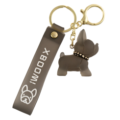 Брелоки - Брелок Brelok market Бульдог прозорий темний (2060000021342)