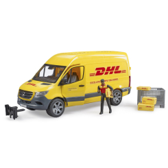 Транспорт і спецтехніка - Автомодель Bruder MB Sprinter Кур'єр DHL з фігуркою (02671)