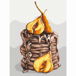 Товари для малювання - Картина за номерами Brushme Грушева насолода 50 x 40 см (BS53588)