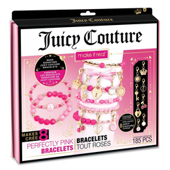 Наборы для творчества - Набор для создания шарм-браслетов Make it Real Juicy Couture Розовый стиль (MR4413)