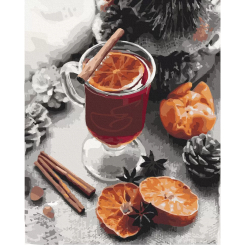 Товари для малювання - Картина за номерами Art Craft Келих глінтвейну 40 х 50 см (12134-AC)