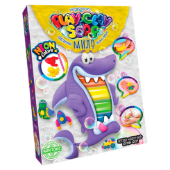 Набори для ліплення - Набір Danko toys Play clay soap Пластилінове мило Акула 6 кольорів (PCS-03-04U)