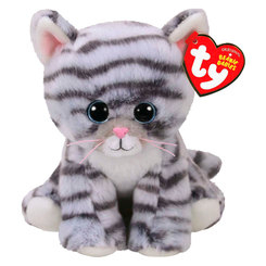 Мягкие животные - Мягкая игрушка TY Beanie Babies Серый котенок Милли 15см (42304)