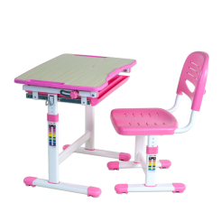 Детская мебель - Комплект парта и стул-трансформеры FunDesk Piccolino 664 x 474 x 540-760 мм Pink (1315578576)