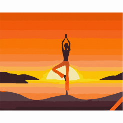 Товари для малювання - Картина за номерами Brushme Асана Йога (BS34817)