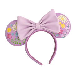 Бижутерия и аксессуары - Обруч для волос Loungefly Disney Minnie embroidered flowers (WDHB0090)