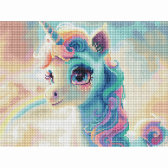 Товары для рисования - Алмазная мозаика Brushme Цветной единорог (RDBS7008) Товары для рисования - Алмазная мозаика Brushme Цветной единорог (RDBS7008)