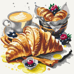 Товари для малювання - Картина за номерами Art Craft Французький сніданок 40 х 40 см (12027-AC) Товари для малювання - Картина за номерами Art Craft Французький сніданок 40 х 40 см (12027-AC)