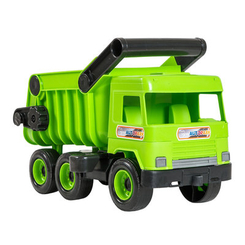 Будівельна техніка - Машинка Middle truck самоскид Wader зелений в коробці (39482)