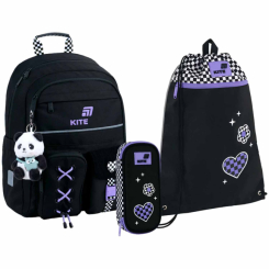 Рюкзаки и сумки - Школьный набор Kite Education Panda Love (SET_K26-584M-2)