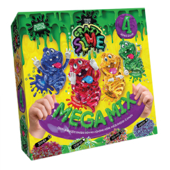 Наборы для творчества - Набор для творчества Danko toys Crazy Slime 4 в 1 (SLM-03-01U)