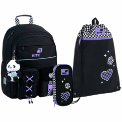 Рюкзаки и сумки - Школьный набор Kite Education Panda Love (SET_K26-584M-2)