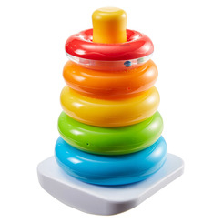 Розвивальні іграшки - Розвивальна іграшка-брязкальце Fisher-Price Пірамідка (FHC92)